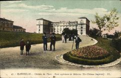 CPA Marseille Chateau du Pharo Ecole superieure de Medecine Ex chateau imperial