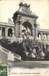 CPA Marseille palais longchamp motif central 