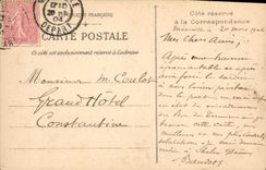 CPA Marseille la rue Noailles Tramway