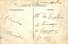 CPA Marseille le Prado vu de la Plage Tramways