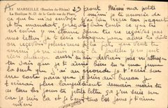 CPA Marseille Bouches du Rhone la Basilique N D de la Garde vue du Pharo 