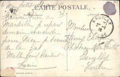 CPA Marseille le chateau d'If Bateau