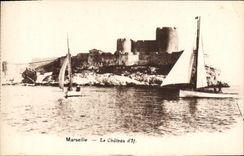 CPA Marseille le chateau d'If Bateau
