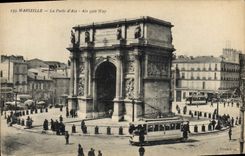 CPA Marseille la Porte d'Aix Tramway