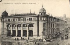 CPA Marseille hotel des Postes et Telegraphes 