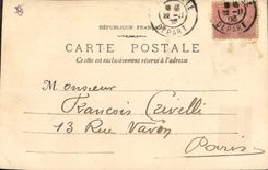 CPA Marseille la Rue de la Republique Tramway