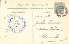 CPA Marseille Rue de la Republique Tramway  