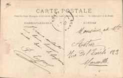 CPA Marseille la Rue de la Republique Tramway  