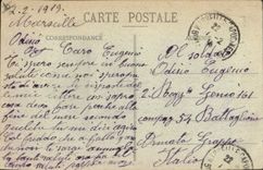 CPA Marseille Rue de la Republique Tramway  