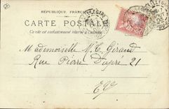 CPA Marseille Rue de la Republique Tramway  