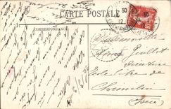 CPA Marseille le Quai du Port et la Rue de la Republique Tramway  