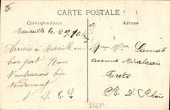 CPA Marseille Rue de la Republique Tramway  