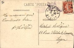 CPA Marseille Rue de la Republique Tramway  