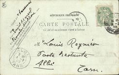 CPA Marseille la Rue de la Republique Tramway  