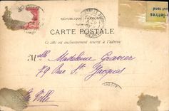 CPA Marseille entree du Vieux Port 