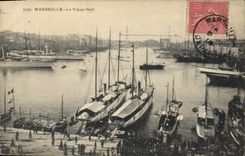CPA Marseille le Vieux Port Bateaux