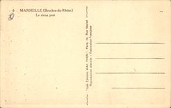CPA Marseille Bouches du Rhone le Vieux Port Bateaux