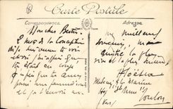 CPA Marseille soleil couchant vers le Pharo 