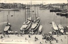 CPA Marseille le Vieux Port Bateaux