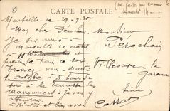 CPA Marseille un coin du Vieux Port Bateaux