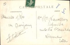 CPA Marseille interieur du Vieux Port Bateaux