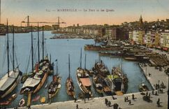 CPA Marseille le Port et les Quai Bateaux