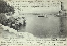 CPA Marseille la sortie du Vieux Port 