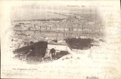 CPA Marseille vue d'ensemble des Ports 