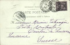 CPA Marseille Vieux Port N D de la Garde Bateaux