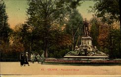 CPA Colmar Monument Bruat 