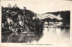 CPA Strasbourg a l'Orangerie le restaurant 