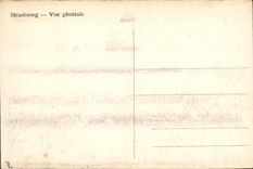 CPA Strasbourg vue generale 