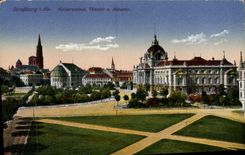 CPA Strasbourg Kaiserpalast Theater U Munster 