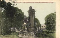 CPA Valence le Monument de Louis Gallet au Champ de Mars 