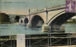 CPA Valence le nouveau Pont 