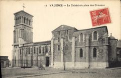 CPA Valence la cathedrale place des Ormeaux 