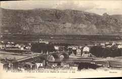 CPA Valence vue sur Rhone et les Ruines de Crussol 