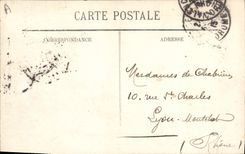 CPA Valence Avenue gambetta et statue de Championnet