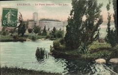 CPA Valence Le Parc Jouvet Le Lac 