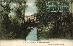 CPA Valence Un coin du Parc Jouvet 