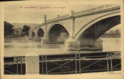 CPA Valence Le nouveau Pont et Crussol 