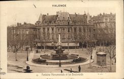 CPA Valence Monumentale et les Boulevards 