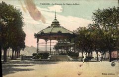 CPA Valence le Kiosque du Champ de Mars 