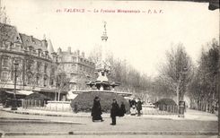 CPA Valence le Fontaine Monumentale 