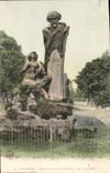 CPA valence Monument Louis gallet par Injalbert 