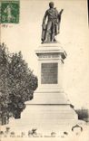CPA Valence la statue de Montalivet 
