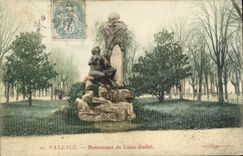 CPA Valence Monument de Louis Gallet 
