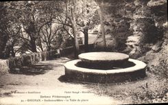 CPA Drome Pittoresque Grignan Rochecourbiere La Table de pierre 