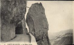 CPA forget de lente la roche coupee
