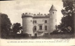 CPA La begude de mazenc drome chateau de m le president loubet cote sud